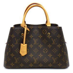 Louis Vuitton Montaigne 2way Shoulder Bag Brown Purple Monogram Canvas